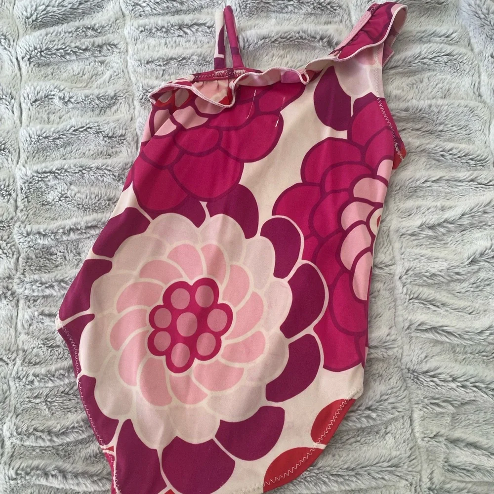 Baby Gap floral print swimsuit , size 3T